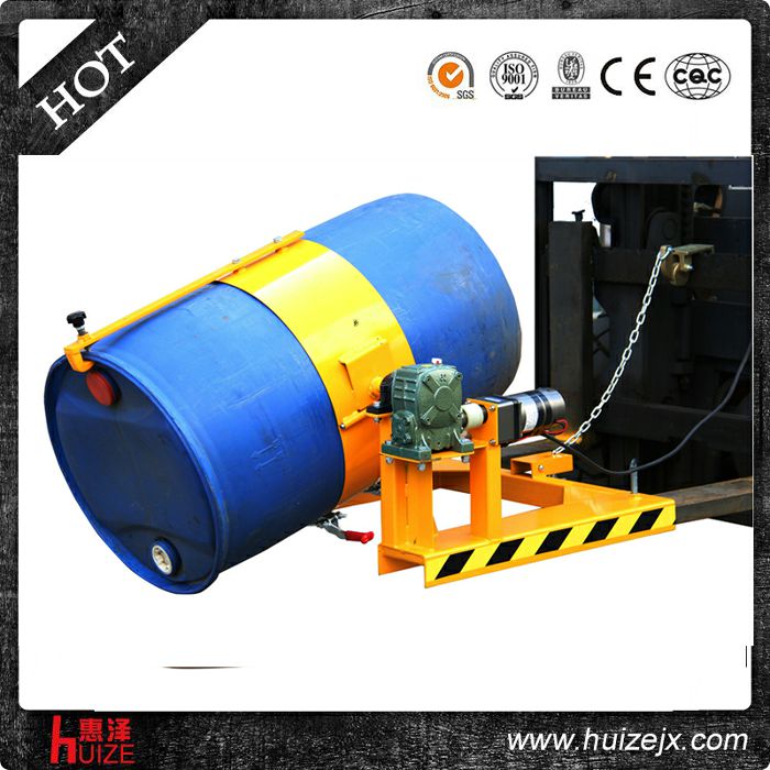 叉車(chē)專(zhuān)用倒桶機具（塑鐵桶，電翻轉）