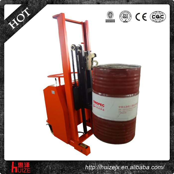 半電動(dòng)配重油桶車(chē)（無(wú)底腿，只堆垛，不翻轉）3