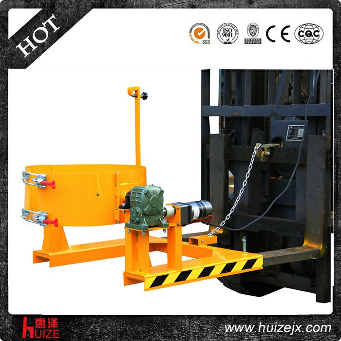 叉車(chē)專(zhuān)用倒桶機具（塑鐵桶，電翻轉）