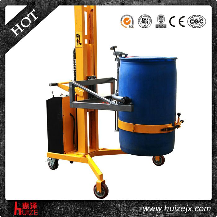 半電動(dòng)油桶車(chē)（直角腿，夾鐵桶翻轉）